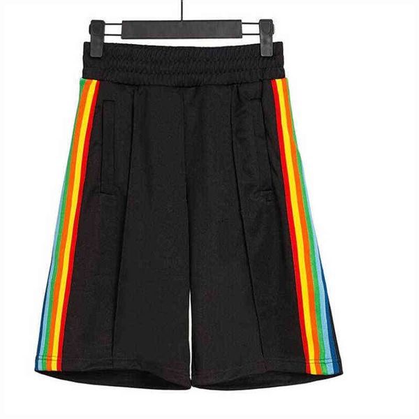mens designer luxury shorts retro white angles contrast color ribbon striped casual short men women pants sportswear 18ss rainbow, White;black
mens designer luxury shorts retro white angles contrast color ribbon striped casual short men women pants sportswear 18ss rainbow, White;black