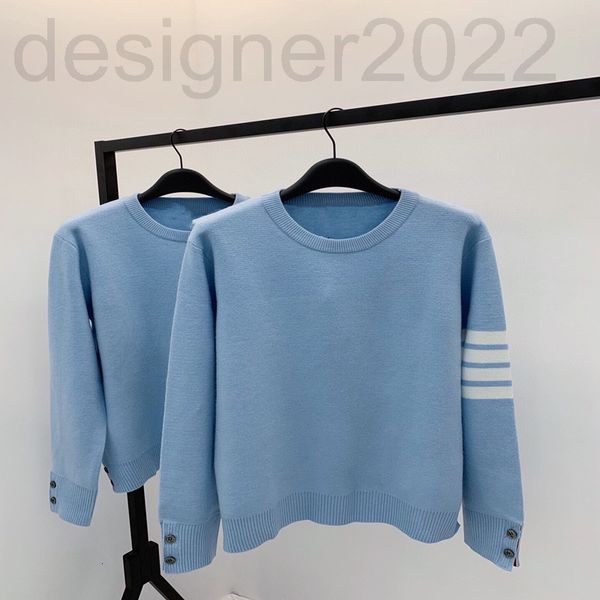 women's sweaters designer autumn and winter 21 tb + round neck loose knit sweater couple's four bar leisure knyo, White;black
women's sweaters designer autumn and winter 21 tb + round neck loose knit sweater couple's four bar leisure knyo, White;black