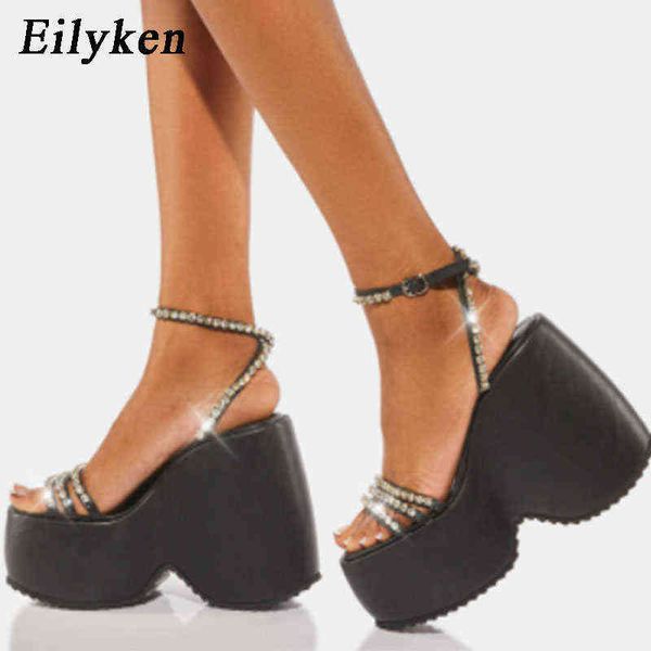 nxy sandals new narrow band punk wedges for women gladiator buckle strap platform crystal diamond nightclub party shoes, Black
nxy sandals new narrow band punk wedges for women gladiator buckle strap platform crystal diamond nightclub party shoes, Black