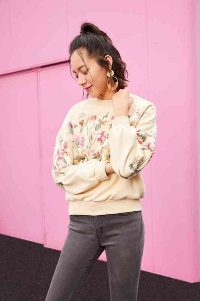 women's hoodies sweatshirts foreign trade pure original spanish single d family casual sweater spring fashion women's short print, Black
women's hoodies sweatshirts foreign trade pure original spanish single d family casual sweater spring fashion women's short print, Black