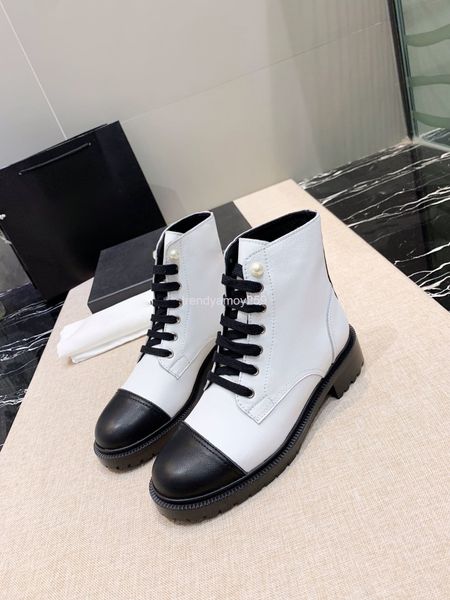 boots autumn round head thick heel lace up pearl short boots simple and versatile net red same style, Black
boots autumn round head thick heel lace up pearl short boots simple and versatile net red same style, Black