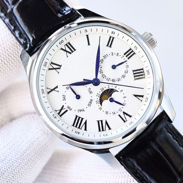 watch automatic mechanical mens watches for men classic wristwatch business wristwatches 40mm montre de luxe, Slivery;brown
watch automatic mechanical mens watches for men classic wristwatch business wristwatches 40mm montre de luxe, Slivery;brown
