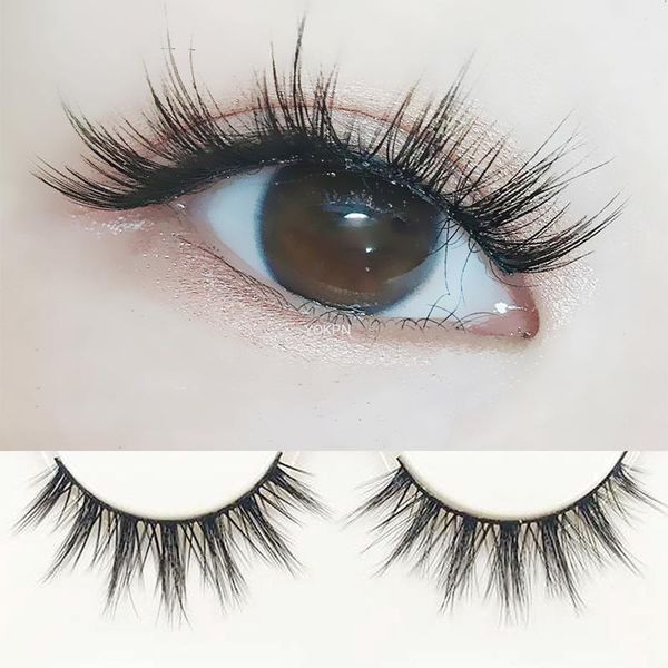 yokpn 3d false eyelashes handmade natural cross japanese cotton thread stem nude makeup realistic tools 220524
yokpn 3d false eyelashes handmade natural cross japanese cotton thread stem nude makeup realistic tools 220524