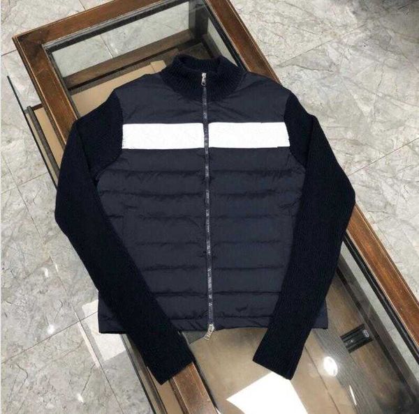 men knitting stand collar down coat thick warm double zipper design jacket slim parkas black /dark blue
men knitting stand collar down coat thick warm double zipper design jacket slim parkas black /dark blue