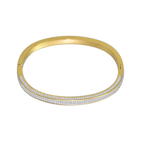 stainless steel bangles full diamond natural stones luxury brand bracelet costume accessories for women christmas gift female wedding holida, Black
stainless steel bangles full diamond natural stones luxury brand bracelet costume accessories for women christmas gift female wedding holida, Black