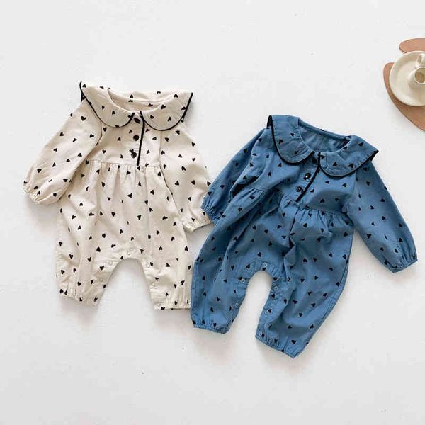 0-3t newborn kid baby boys girls autumn winter clothes heart print long sleeve romper cute sweet cotton jumpsuit baby clothing g220510, Blue
0-3t newborn kid baby boys girls autumn winter clothes heart print long sleeve romper cute sweet cotton jumpsuit baby clothing g220510, Blue