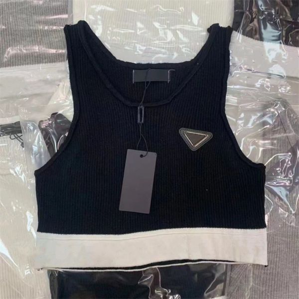 luxury women's t shirts ladies teestanks black white with triangle brand p classic camis cotton camisole letter short sleeve women girl
luxury women's t shirts ladies teestanks black white with triangle brand p classic camis cotton camisole letter short sleeve women girl