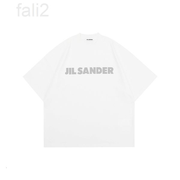 men's t-shirts designer jil sander high street meichao chest large reflective letter print loose men's and women's round neck, White;black
men's t-shirts designer jil sander high street meichao chest large reflective letter print loose men's and women's round neck, White;black