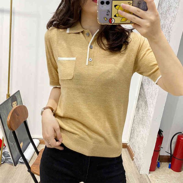 women's sweaters summer polo lapel thin sweater women's loose casual short sleeve pullover t-shirt pykz, White;black
women's sweaters summer polo lapel thin sweater women's loose casual short sleeve pullover t-shirt pykz, White;black