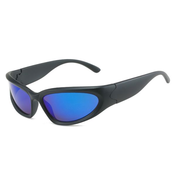 women cycling sports sunglasses punk goggles toned colorful fashion men's glasses, White;black
women cycling sports sunglasses punk goggles toned colorful fashion men's glasses, White;black