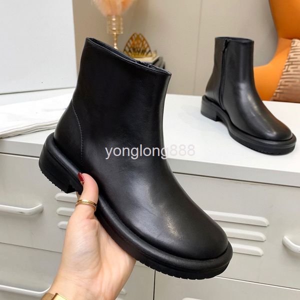 boots high end quality women's boots leather thick soled chelsea english short air cushioned martins, Black
boots high end quality women's boots leather thick soled chelsea english short air cushioned martins, Black