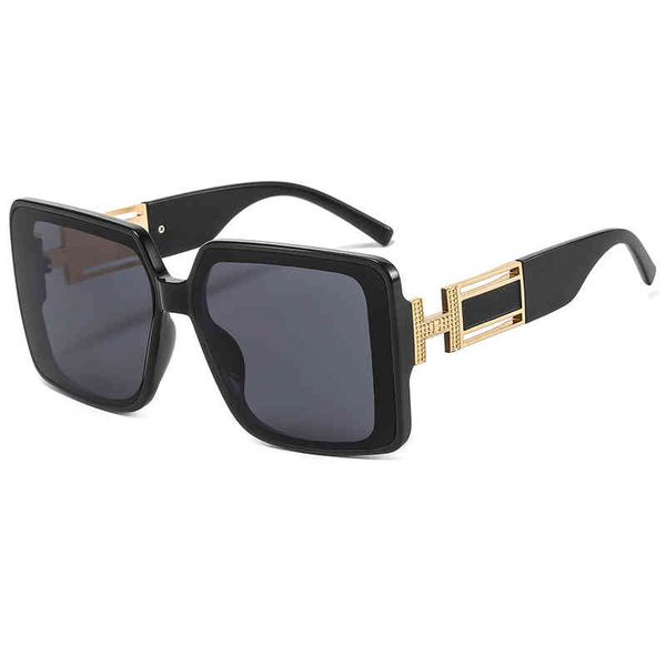 h family large frame sunglass fashion men and women box ins glass vintage luxury brand design sunglasses uv400, White;black
h family large frame sunglass fashion men and women box ins glass vintage luxury brand design sunglasses uv400, White;black