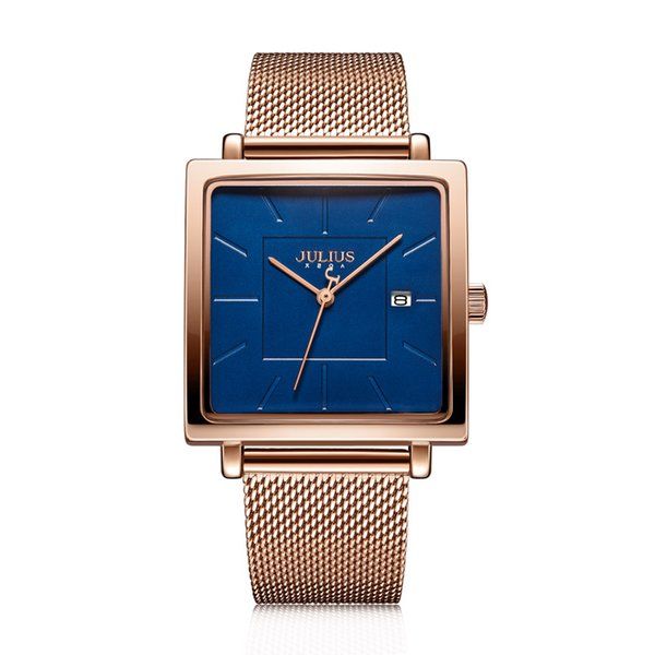 2022julius new stainless steel mesh band women's business watch square stylish quartz wristwatch 30m waterproof gift watcher c3, Slivery;brown
2022julius new stainless steel mesh band women's business watch square stylish quartz wristwatch 30m waterproof gift watcher c3, Slivery;brown