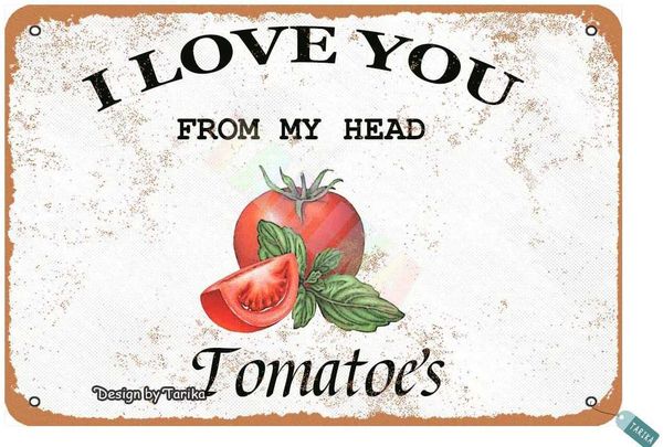 garden i love you from my head tomatoes metal vintage tin sign wall decoration 12x8 inches for house room cafe bars restaurants pubs
garden i love you from my head tomatoes metal vintage tin sign wall decoration 12x8 inches for house room cafe bars restaurants pubs