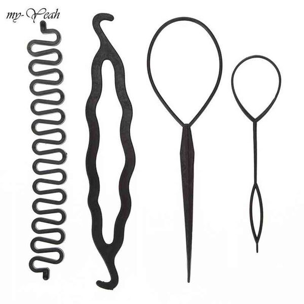 hair curler 4 pcs/set 3 kinds magic styling accessories set braiders pin bun roller maker braiding twist tool 220304
hair curler 4 pcs/set 3 kinds magic styling accessories set braiders pin bun roller maker braiding twist tool 220304