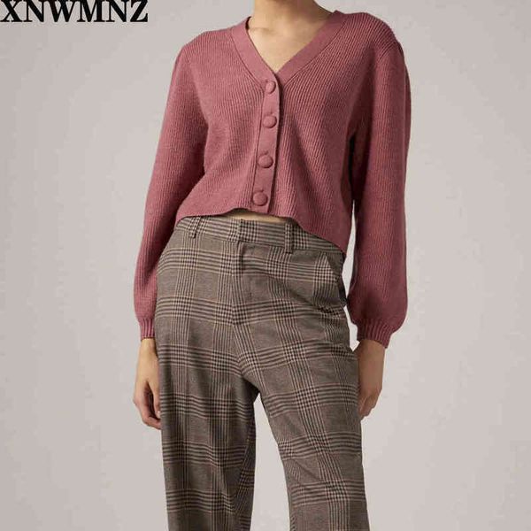xnwmnz za women fashion ribbed knit cardigan vintage cropped vneck long balloon sleeve female chic outwear coat 210513, White
xnwmnz za women fashion ribbed knit cardigan vintage cropped vneck long balloon sleeve female chic outwear coat 210513, White