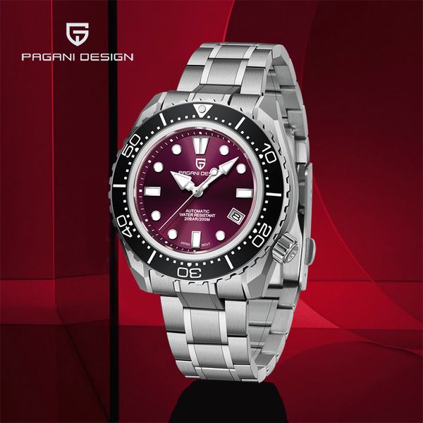 hbp 2022 new pagani sapphire glass men's automatic watch stainless steel 200m waterproof mechanical wrist 220712, Slivery;brown
hbp 2022 new pagani sapphire glass men's automatic watch stainless steel 200m waterproof mechanical wrist 220712, Slivery;brown