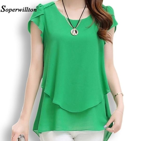 soperwillton summer women blouse loose shirt oneck chiffon blouse female short sleeve blouse plus size 5xl shirts y200402, White
soperwillton summer women blouse loose shirt oneck chiffon blouse female short sleeve blouse plus size 5xl shirts y200402, White