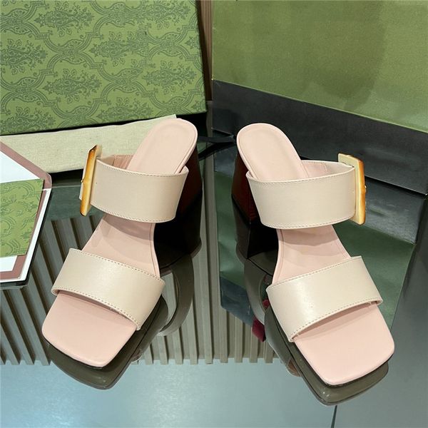 summer new high heel sandals bamboo buckle generous with retro sheepskin slippers size 34-42, Black
summer new high heel sandals bamboo buckle generous with retro sheepskin slippers size 34-42, Black