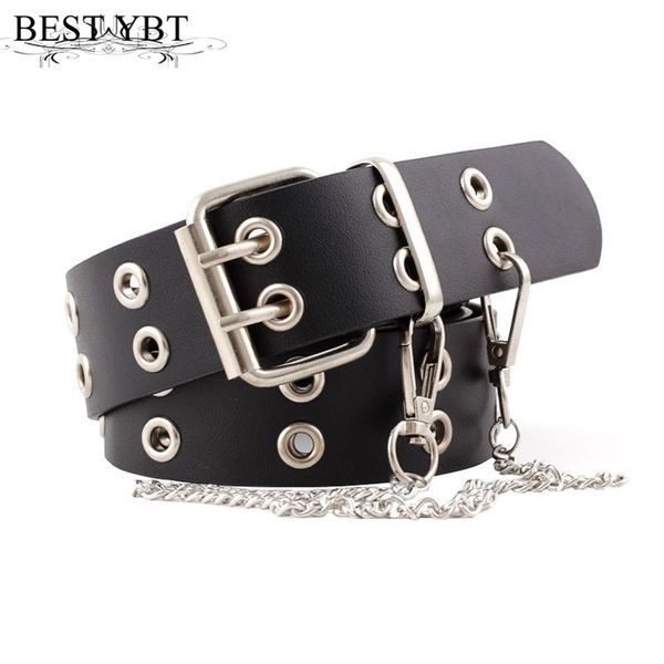 ybt imitation leather pin buckle punk wind jeans fashion individual decorative chain women belt 220629, Black;brown
ybt imitation leather pin buckle punk wind jeans fashion individual decorative chain women belt 220629, Black;brown