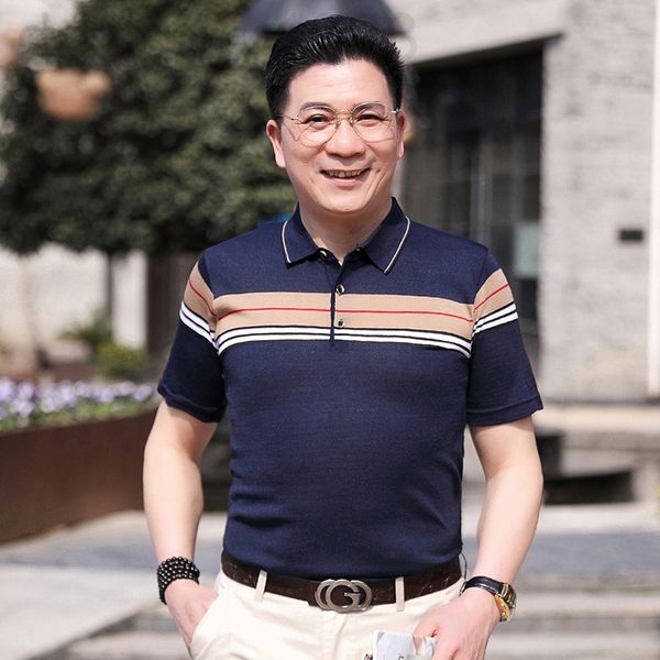 men's t-shirts designer summer 2022 new men's short sleeved polo shirt loose business t-shirt stripe thin dad b50r, White;black
men's t-shirts designer summer 2022 new men's short sleeved polo shirt loose business t-shirt stripe thin dad b50r, White;black