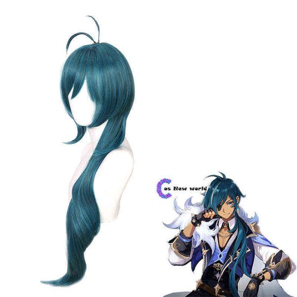 2021 game genshin impact kaeya alberch dark green long wig cosplay costume heat resistant synthetic hair party wigs y220512, Black
2021 game genshin impact kaeya alberch dark green long wig cosplay costume heat resistant synthetic hair party wigs y220512, Black