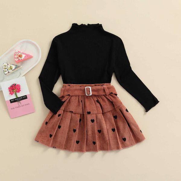 valentines days 2-7y kids girls clothes sets 2pcs turtleneck long sleeve pullover heart printed a-line skirt, White
valentines days 2-7y kids girls clothes sets 2pcs turtleneck long sleeve pullover heart printed a-line skirt, White