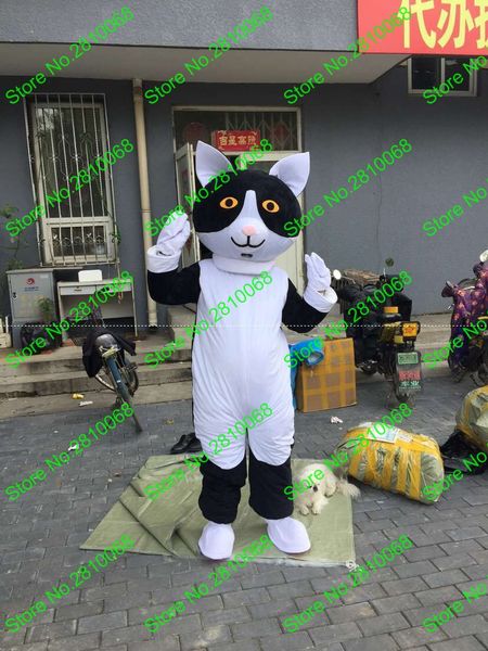 mascot doll costume can be washed with water eva material black white cat mascot costumes cartoon apparel 076, Red;yellow
mascot doll costume can be washed with water eva material black white cat mascot costumes cartoon apparel 076, Red;yellow
