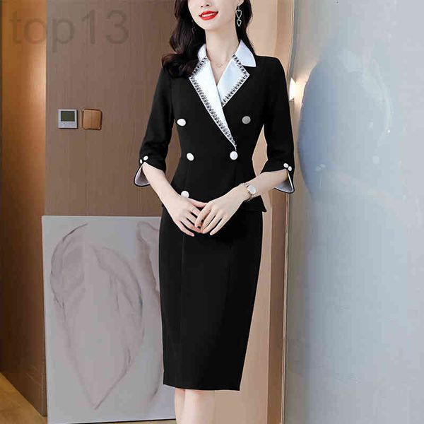 casual dresses designer suit dress 2021 autumn new style lapel temperament slim skirt light familiar women's wear 4ryr, Black;gray
casual dresses designer suit dress 2021 autumn new style lapel temperament slim skirt light familiar women's wear 4ryr, Black;gray