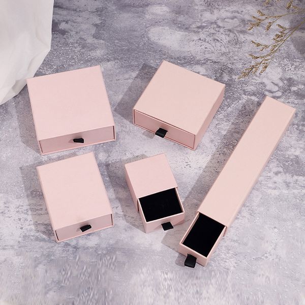 pink cardboard drawer jewelry set boxes for necklace pendants packaging jewelry display organizer storage gift box personalized, Black;white
pink cardboard drawer jewelry set boxes for necklace pendants packaging jewelry display organizer storage gift box personalized, Black;white