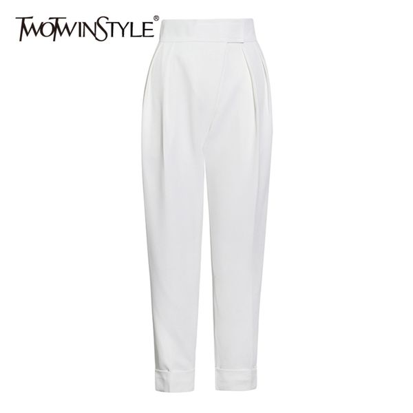 loose patchwork ruffle pants for women high waist casual minimalist harem trouser female fashion clothing 210423, Black;white
loose patchwork ruffle pants for women high waist casual minimalist harem trouser female fashion clothing 210423, Black;white