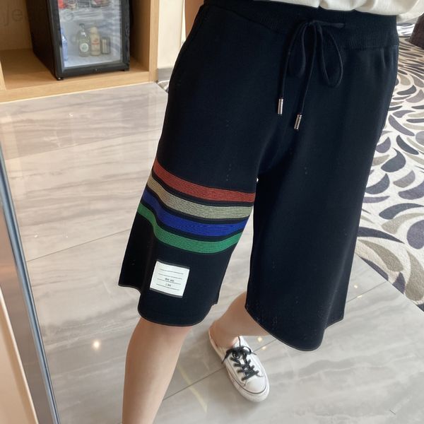 men's pants designer 2022 summer color bar four ice silk knitted straight leg five leggings and shorts tb men's women's casua, Black
men's pants designer 2022 summer color bar four ice silk knitted straight leg five leggings and shorts tb men's women's casua, Black
