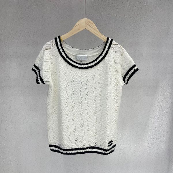 women's knits & tees high version 22 early spring style small fragrance one shoulder black and white hook flower hollow out color match
women's knits & tees high version 22 early spring style small fragrance one shoulder black and white hook flower hollow out color match