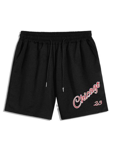 men letter graphic drawstring waist shorts r2ti#, White;black
men letter graphic drawstring waist shorts r2ti#, White;black