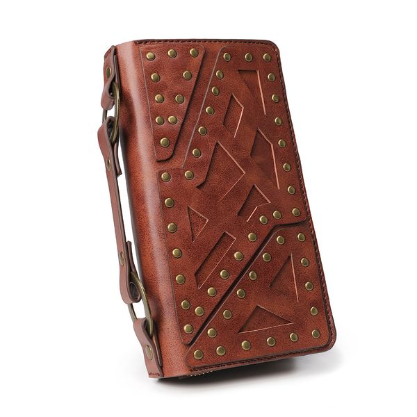 european and american punk women's wallets long double zipper hand wallet women's double-layer clutch bag fashion wallet wholesale, Red;black
european and american punk women's wallets long double zipper hand wallet women's double-layer clutch bag fashion wallet wholesale, Red;black