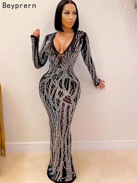 gorgeous crystal gown dresses for womens beautiful deep v neck mesh patchwork sequin maxi dress special occasion outfits, Black;gray
gorgeous crystal gown dresses for womens beautiful deep v neck mesh patchwork sequin maxi dress special occasion outfits, Black;gray