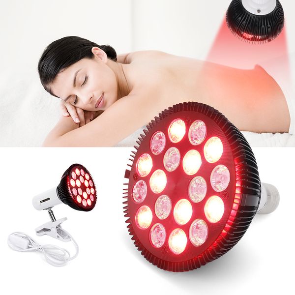 18 leds red light therapy lamp 54w led infrared light therapy device 660nm 850nm for skin and pain relief red led grow bulbsnew
18 leds red light therapy lamp 54w led infrared light therapy device 660nm 850nm for skin and pain relief red led grow bulbsnew