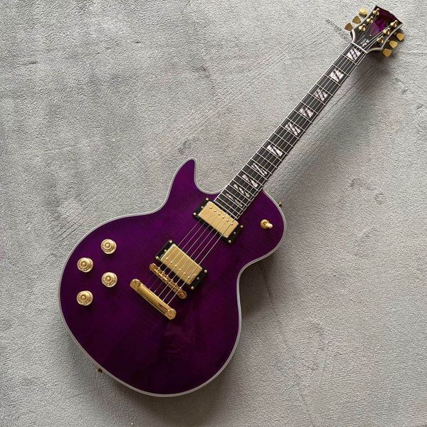 left hand electric guitar purple color guitarra mahogany body rosewood fingerboard gold color hardware
left hand electric guitar purple color guitarra mahogany body rosewood fingerboard gold color hardware