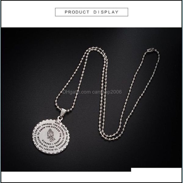 pendant necklaces praying hands necklace steel jewelry bible verse medal men chain carshop2006 drop delivery 2021 pendan carshop2006 dhn6z, Silver
pendant necklaces praying hands necklace steel jewelry bible verse medal men chain carshop2006 drop delivery 2021 pendan carshop2006 dhn6z, Silver