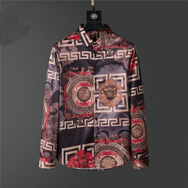 2022 luxury designer fashion men's shirts long sleeve print silky business casual brand spring slim fit shirts -3xl#06, White;black
2022 luxury designer fashion men's shirts long sleeve print silky business casual brand spring slim fit shirts -3xl#06, White;black