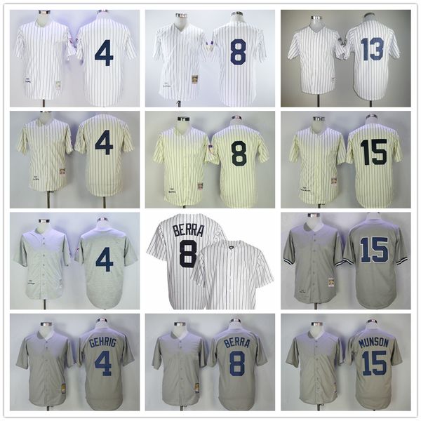 movie college mitchellness baseball wears jerseys stitched 4 lougehrig 8 yogiberra 15 thurmanmunson all stitched away breathable sport sale, Black
movie college mitchellness baseball wears jerseys stitched 4 lougehrig 8 yogiberra 15 thurmanmunson all stitched away breathable sport sale, Black