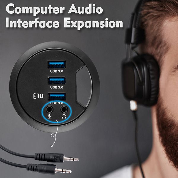 mount in desk 3 ports usb3.0 hub with headphone/mircophone adapter for deskcomputer multi usb 3.0 splitter
mount in desk 3 ports usb3.0 hub with headphone/mircophone adapter for deskcomputer multi usb 3.0 splitter