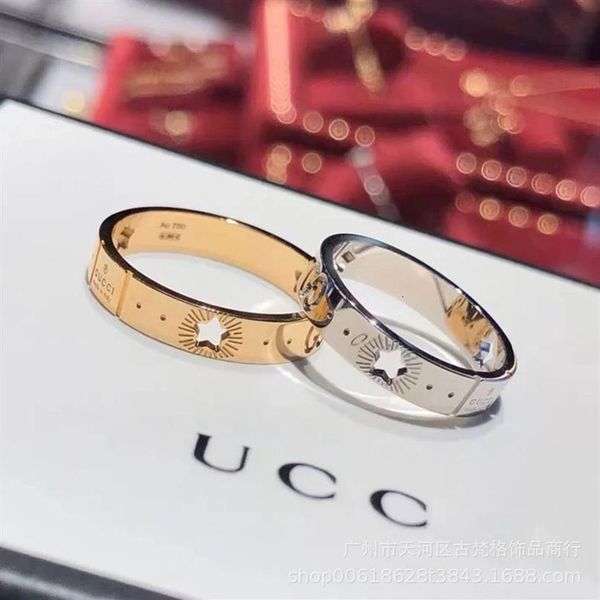 ring double g letter star hollowed out fashion simple brand personality men and women lovers same rose gold plated pair177f, Silver
ring double g letter star hollowed out fashion simple brand personality men and women lovers same rose gold plated pair177f, Silver