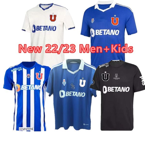 22/23 universidad de chile home soccer jerseys 2022 fernandes vargas palacios moya fernandez shirt 95th anniversary edition football uniform, Black;yellow
22/23 universidad de chile home soccer jerseys 2022 fernandes vargas palacios moya fernandez shirt 95th anniversary edition football uniform, Black;yellow