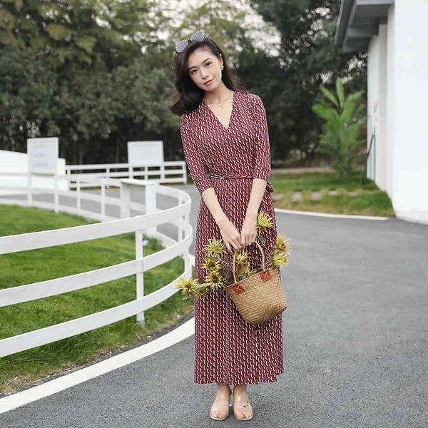 casual dresses spring and summer korean fashion slim dress v-neck 7-point sleeve diamond print wrapped body length, Black;gray
casual dresses spring and summer korean fashion slim dress v-neck 7-point sleeve diamond print wrapped body length, Black;gray
