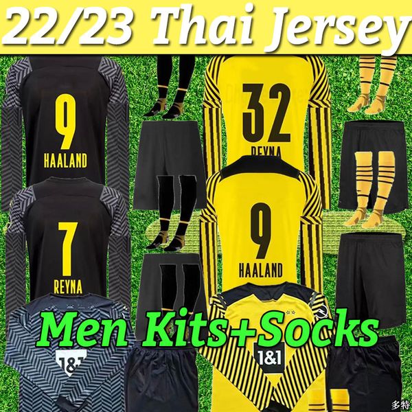 long sleeve 2021 2022 home haaland reus borussi a jerseys dortmund soccer jersey football shirts 21 22 sancho brandt plszczek kit menwith so, Black;yellow
long sleeve 2021 2022 home haaland reus borussi a jerseys dortmund soccer jersey football shirts 21 22 sancho brandt plszczek kit menwith so, Black;yellow