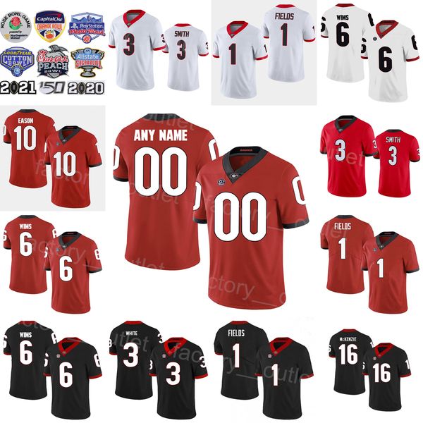 ncaa georgia bulldogs football college 1 justin fields jersey 6 javon wims 10 jacob eason 16 isaiah mckenzie 3 roquan smith 8 riley ridley u, Black
ncaa georgia bulldogs football college 1 justin fields jersey 6 javon wims 10 jacob eason 16 isaiah mckenzie 3 roquan smith 8 riley ridley u, Black