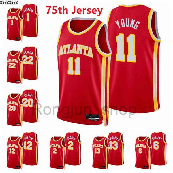2021-22 75th anniversary diamond printed mens basketball trae young 11 reddish john collins deandre hunter jalen johnson cooper bogdanovic, Black
2021-22 75th anniversary diamond printed mens basketball trae young 11 reddish john collins deandre hunter jalen johnson cooper bogdanovic, Black
