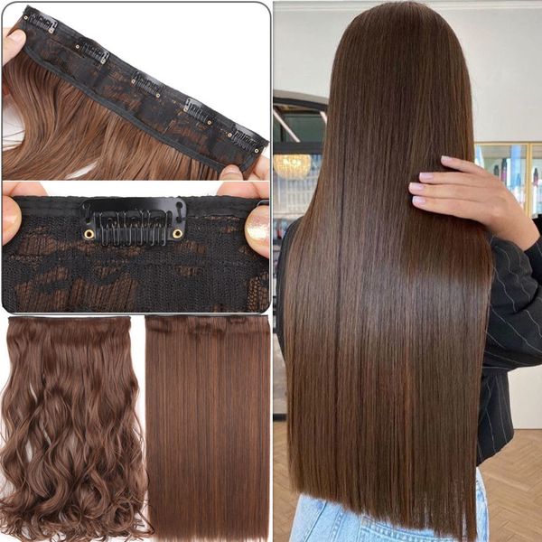 long straight wavy 5 clips hair extensions synthetic clip on hair extensions high tempreture fake hair hairpiece for women, Golden;white
long straight wavy 5 clips hair extensions synthetic clip on hair extensions high tempreture fake hair hairpiece for women, Golden;white
