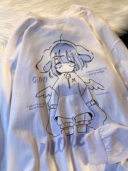 women's hoodies sweatshirts qweek kawaii anime oversized women japanese harajuku sweet cute cartoon print couple hooded sweatshirt autu, Black
women's hoodies sweatshirts qweek kawaii anime oversized women japanese harajuku sweet cute cartoon print couple hooded sweatshirt autu, Black